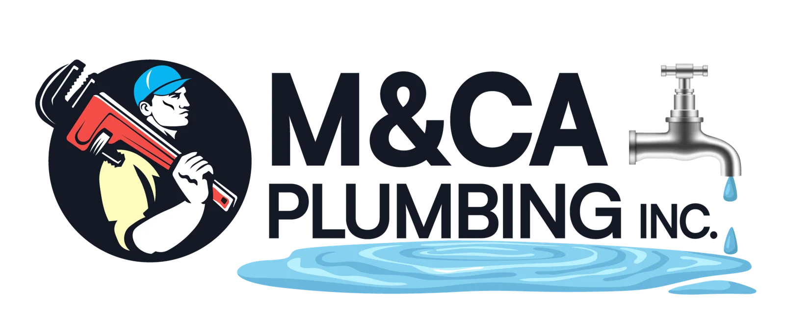 M & CA Plumbing Inc logo — professional plumbing services