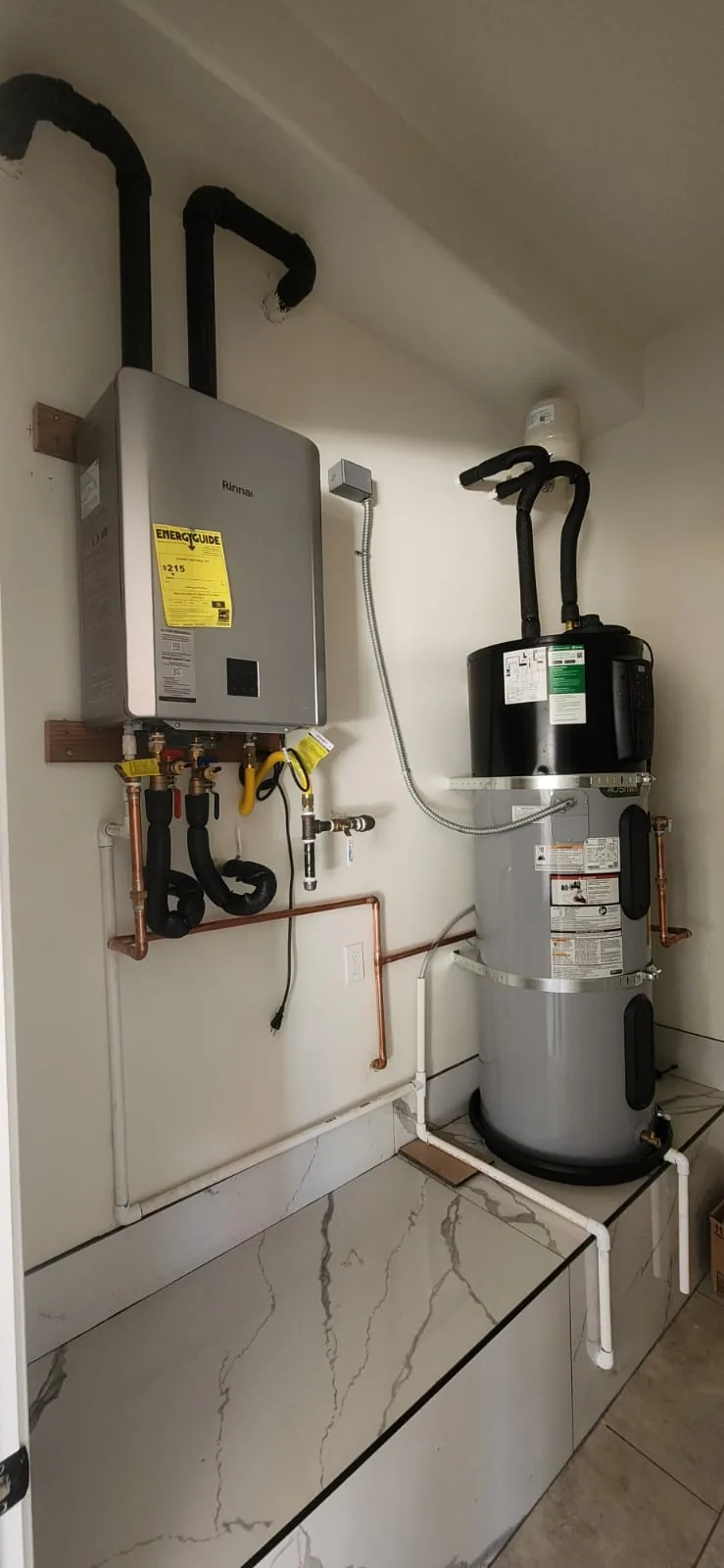 Finish plumbing installation 12